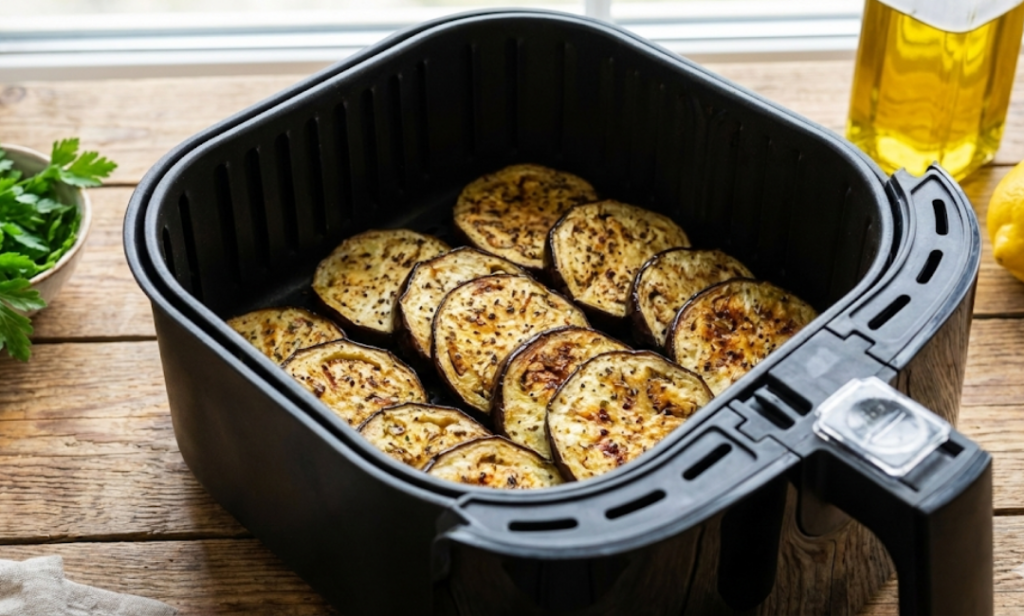 Berenjenas en freidora de aire