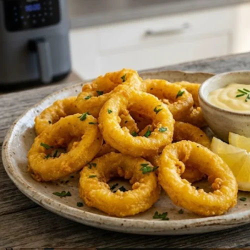calamares a la romana en freidora de aire