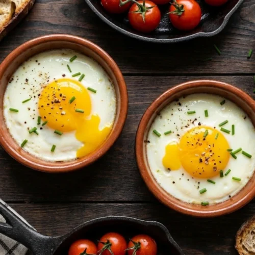 huevos fritos en freidora de aire